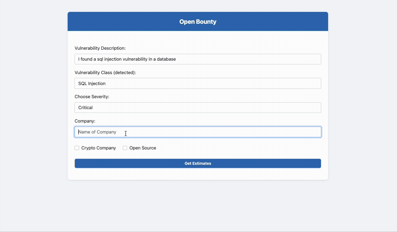 Open Bounty